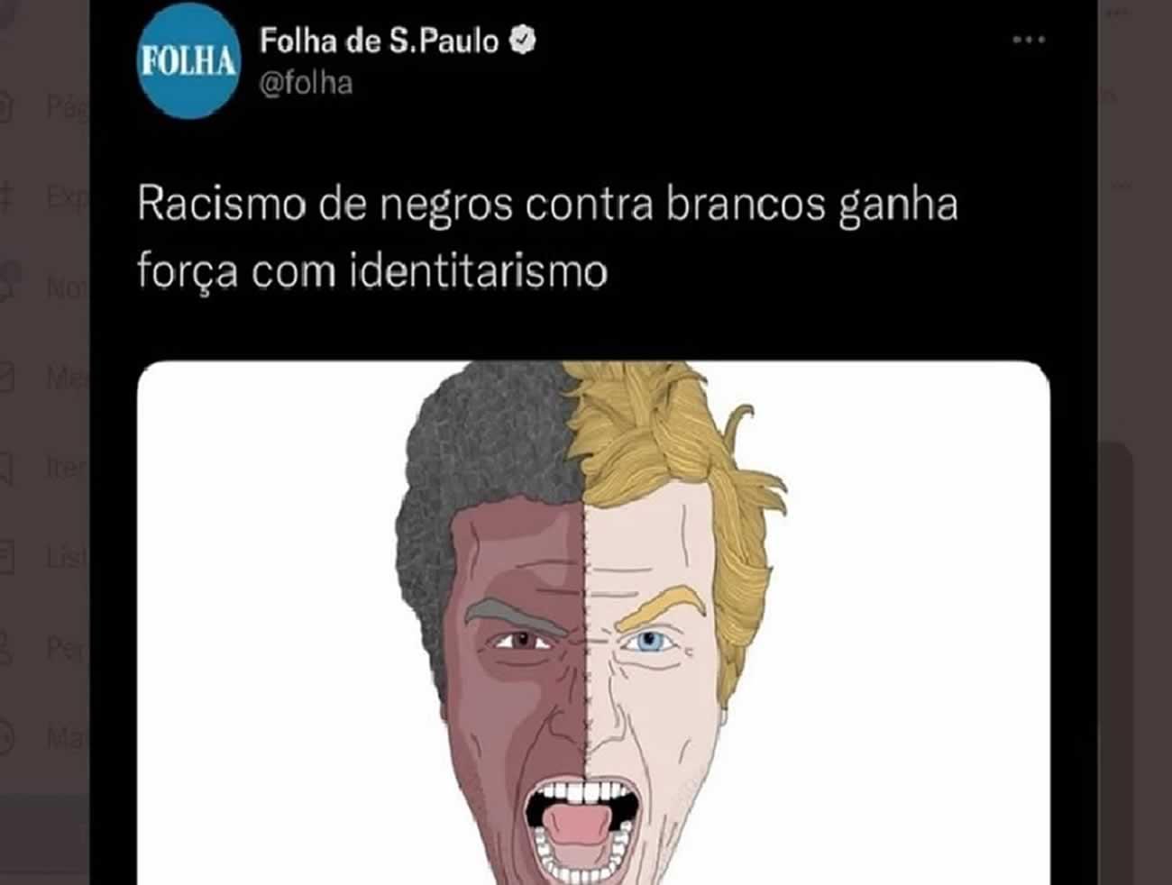 JORNALISTAS DA FOLHA PROTESTAM CONTRA "CONTEÚDOS RACISTAS"
